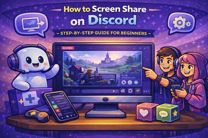 Discord screen share guide