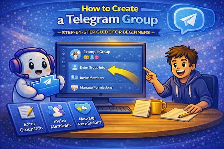 Create a Telegram group