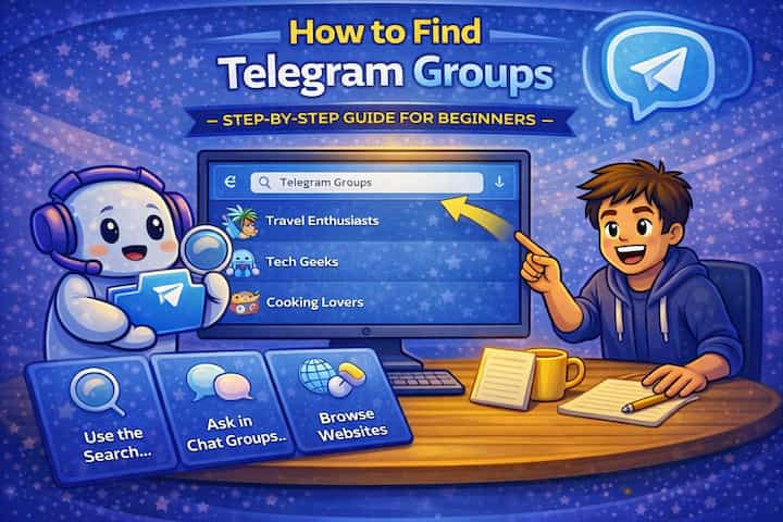 Find Telegram groups