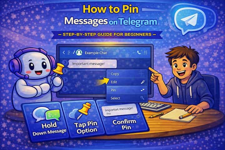 Pin Messages Telegram