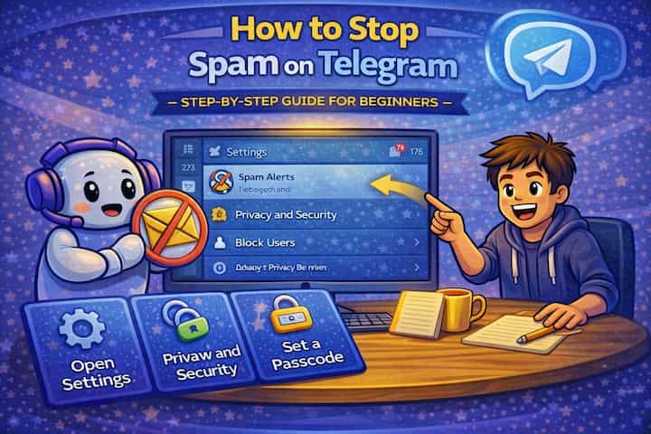 Stop spam on Telegram