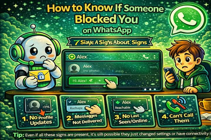Know if someone blocked you on WhatsApp