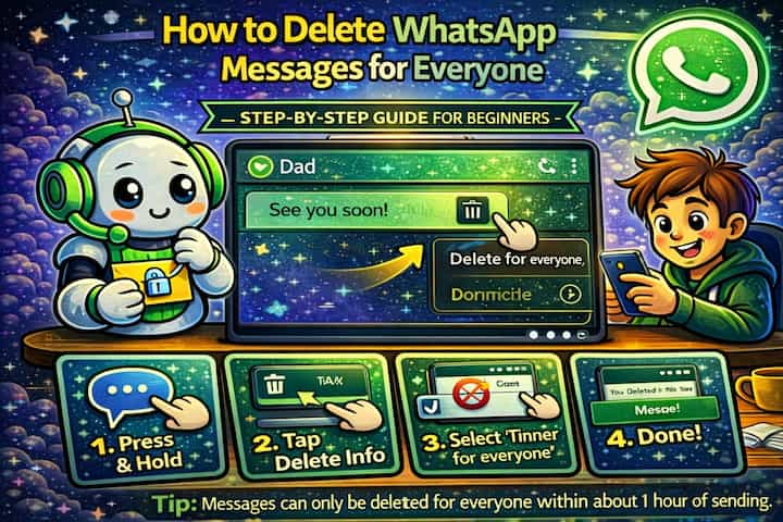 Delete WhatsApp messages for everyone