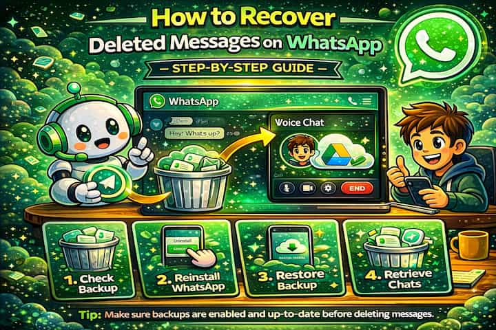 Recover deleted WhatsApp messages